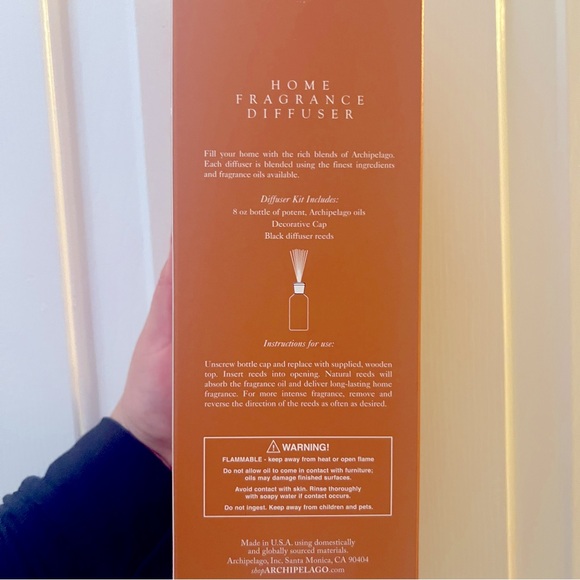 Archipelago pumpkin Reed Diffuser -NIB 🎃 - Picture 2 of 2